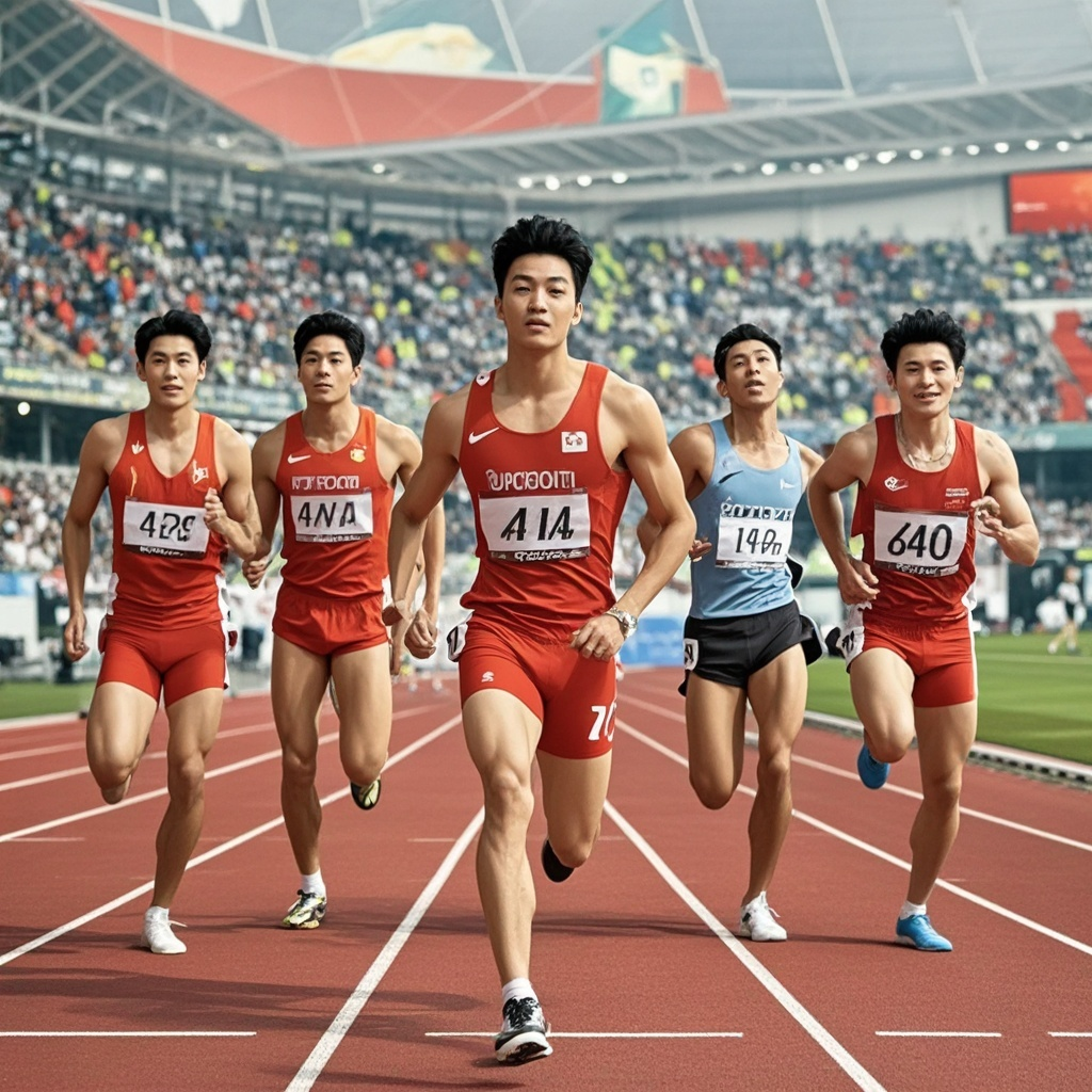 中国田径男将夺得冠军，力挫强手